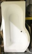 11 x P Shape Acrylic Left Hand Baths - L1675 mm x W900 mm - Baths Only - Side Panels, Feet and