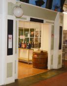 Botany Bay Victorian Style Vintage Corner Shopfront With Matching Light Fitting - Ideal For Shopping