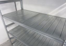8 x Bays of Metalsistem Steel Modular Storage Shelving - Includes 65 Pieces - Recently Removed