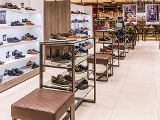 8 x Small Contemporary Retail Glass Display Units With Sturdy Metal Frames and Two Shelves -