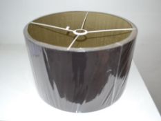1 x Chelsom Light Shade in Chocolate With Gold Inner (QCY/18/CHOC-GLD/TD) - New/Unused boxed stock