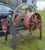 1 x Antique Richmond and Chandler Cutting Machine - No 65X - Ref BB000 OS - CL351 - Location: Chorl