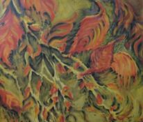 1 x Contemporary Abstract Painting By Local Bolton Artist Cynthia Wright 1991 - 81 x 67 ms - Ref BB1