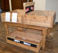 1 x Custome Made Comic Book Display Table - Dimensions: 160 x 105 x H134cm - Ref M506 F3