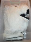 1 x Adult Size Fancy Dress / Mascot POLAR BEAR Costume - Includes Suit, Feet and Head - Very Good Co