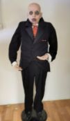 1 x Life Size Battery Operated Halloween Butler - Dimensions: 1810 x 700 mm - CL355 - Location: Grea