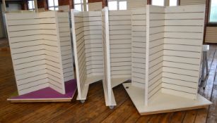 4 x Assorted Slatwall Display Units - Selection As Shown - Ref M501 F3 - CL351