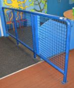 1 x Steel Fence Barrier - H110 x W300 cms - Ref BB330 PTP - CL351 - Location: Chorley PR6
