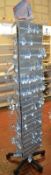 1 x Retail Carousel Display Stand With Approx 120 x Personalised Snowman / Angel Decorations - Ref B
