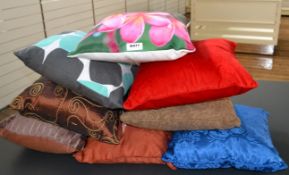 8 x Assorted Scatter Cushions - New / Unused Stock - Dimensions Of Each: 43 x 43cm - Ref M477 F3