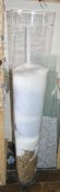 1 x Large Acrylic Vase (140cm Tall) Plus Garden Planter Vase - Ref BB1727 TF - CL351 - Location: