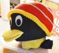 1 x Adult Size Fancy Dress / Mascot DUCK Costume - Includes Suit, Scarf, Feet and Head - Very Good C
