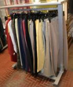 1 x Rail Of Ladies Clothing - Approx 45 x Items Including Mostly Trousers - All Slight Seconds - Un
