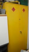 1 x Upright Flammable Liquid Storage Cabinet - BB842 MC - CL351 - Location: Chorley PR6