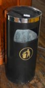 1 x Waste Bin With Chrome Top - Height 76 cms - Ref BB1772 2F - CL351 - Location: Chorley PR6