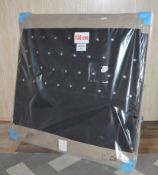 1 x Shenice Pablo Double Bed Headboard in Black - Ref BB1688 2F - CL351 - Location: Chorley PR6