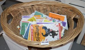 1 x Basket Containing Various Pet Resale Stock - Includes Beware of the Dog Signs, Cat and Dog Fridg