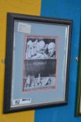 1 x Framed Circus Picture - Walter Wentworth Contortionist - Packanatomicalization - 16 x 14 Inch -