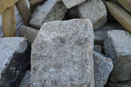 1 x Pallet Crate of Granite Rocks For Garden Rockery Displays - BB000 OS - CL351 - Location: Chorley