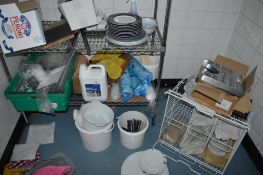 1 x Huge Large Assorted Collection of Commercial Kitchen Accessories - Includes Ceramic Dishes, Plat