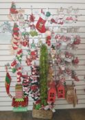Approx 200 x Assorted Items Of Christmas Resale Stock - Selection As Shown, Mostly Plush Decorations