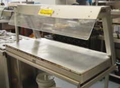 1 x Lincat Hot Plate Food Warmer - 240v - H56 x W113 x D55 cms - Ref BB188 TF - CL351 - Location