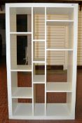 1 x Display Case In White - Dimensions: W89 x D40 x H149cm - Ref BB903 / KS - CL351 - Chorley PR6