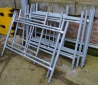 13 x Pieces of Platform Scaffolding - Sizes Include H95 x W76 / H95 x W129 cms - Ref BB1648 - CL351