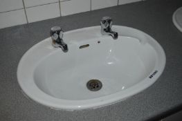 4 x Inset Sink Basins With Mixer Taps - Ref BB1090 TF - CL351 - Location: Chorley PR6The winning