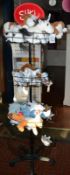 1 x Retail Carousel Display Stand With Approx 35 x Assorted Cuddly Toys - Unused Stock - Ref BB984 X