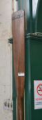 1 x Pair of Vintage Wooden Boat Oars - Ref BB1533 GFF - CL351 - Location: Chorley PR6