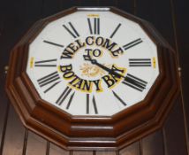 1 x Botany Bay Wall Clock - 70 cms Diameter - Ref BB448 2F - CL351 - Location: Chorley PR6