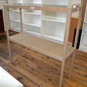 1 x Glass Topped Display Unit - Dimensions: W122 x D41 x H122cm - Ref M493 F3 - CL351
