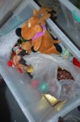 20 x Large Storage Containers With Lids and Contents - Contents Include Hand Made Easter Eggs,