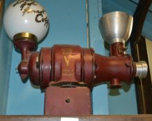 1 x Vintage Lion Coffee Grinder by Herbert & Son - H60 x W55 cms - Ref BB659 GF - CL351 - Location: