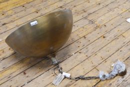 1 x Light and Living Adora Raw Antique Brass Pendant Hanging Lamp - Unused With Tags - 70cm Diameter
