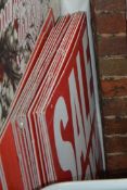 15 x Various Retail Signs Including Sale Now On etc - Ref BB000 TF - CL351 - Location: Chorley PR6