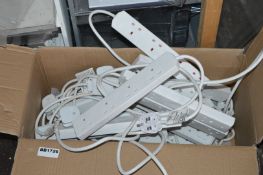 Approx 15 x Four Way Extension Cables 240v - Ref BB1726 TF - CL351 - Location: Chorley PR6