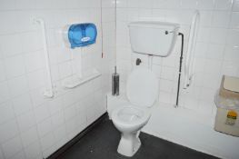 1 x Assorted Collection of Bathroom Accessories - Includes Toilet Roll Dispenser, Three Disabled
