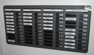 1 x In and Out Staff Board - 74 x 36 cms - Ref BB1664 FO - CL351 - Location: Chorley PR6