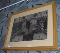 1 x Framed Portrait of Tong Mills, Bacup, Workforce - 62 x 83 cms - Ref BB1746 TF - CL351 -