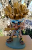 1 x Mr Chips Café Advertising Statue - Dimensions: 850 x 450 mm - CL355 - Location: Great Yarmouth