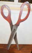 1 x Giant Pair of Scissors - Wood Cut Out Hand Painted Scissors - Ref BB1532 GF - CL351 -