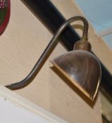 3 x Matching Swan Neck Wall Lights - Ref BB673 GF - CL351 - Location: Chorley PR6 The winning bidder