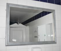2 x Matching Wall Mirrors in Silver - 60 x 86  - Ref BB1090 TF W - CL351 - Location: Chorley