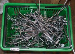 Collection of Slat Wall Rails - Supplied in Single Crate - Please See Pictures For Examples - Ref