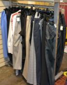 1 x Rail Of Ladies Clothing - Approx 64 x Items Including Mostly Trousers - All Slight Seconds - Un