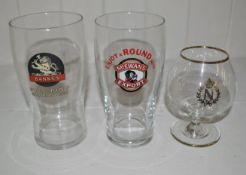 Assortment Of Vintage & Retro Beer Glasses, Wine Glasses, Tankards And Decanters - Approx 50 Items