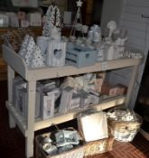 Huge Assortment Of Approx 200 x Items Of Christmas Resale Stock - Selection As Shown, Mostly Tea Lig