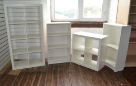 4 x Assorted Display Units In White - Ref M483 F3 - CL351 - Location: Chorley PR6